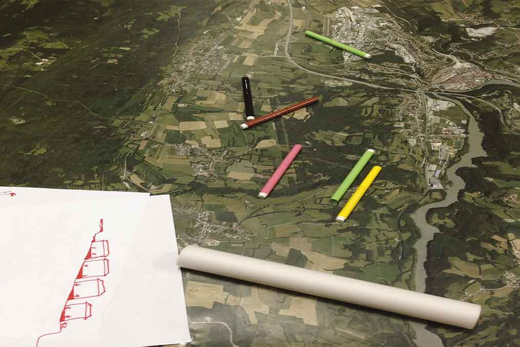 Carte avec crayon